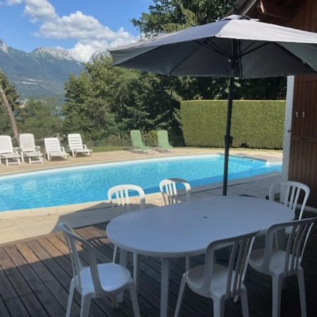 Villa Avec Piscine, Vue Lac Et Montagne Sevrier Luaran gambar