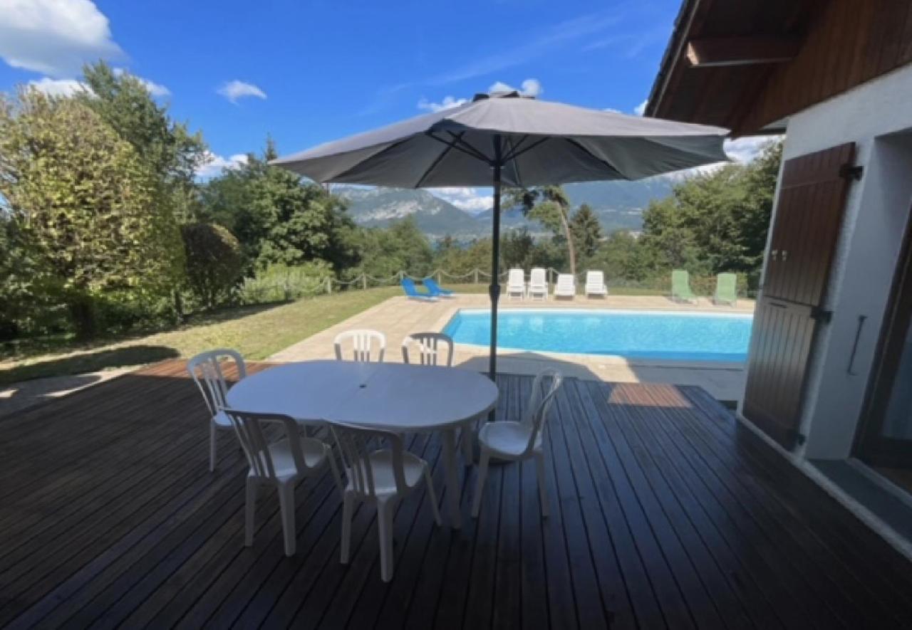 Villa Avec Piscine, Vue Lac Et Montagne Sevrier Luaran gambar